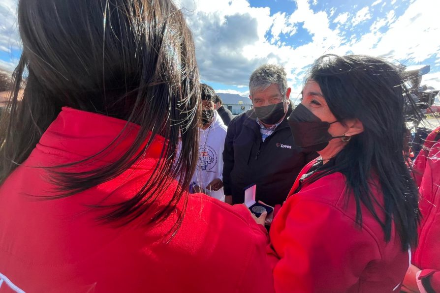 Recibimiento y adiós a Cristina Calderón Harban