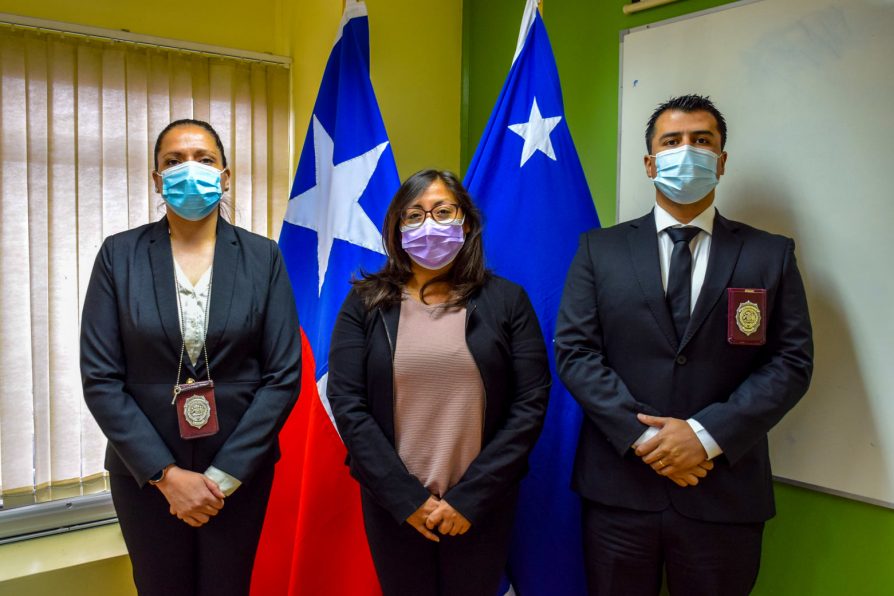 Delegada María Luisa Muñoz recibe saludos protocolares de jefes de servicios públicos locales