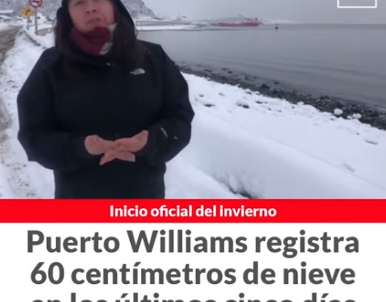 [VIDEO] El Pingüino – Puerto Williams registra más de 60 centímetros