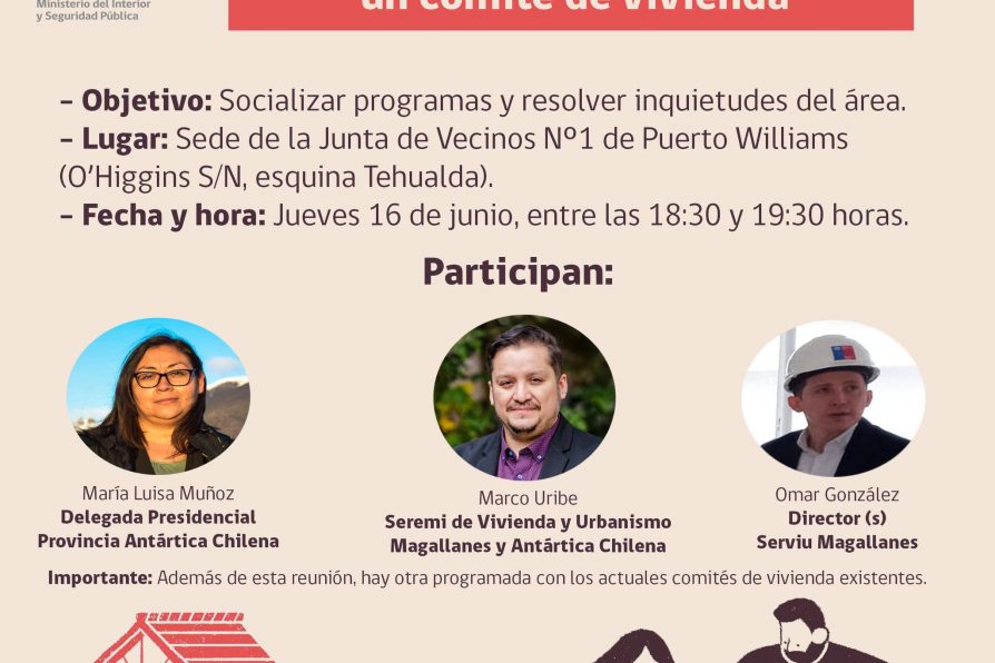 [AFICHE] Invitación a reunión ampliada a personas que no pertenezcan a comités de vivienda