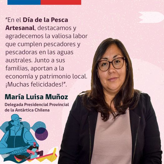 [AFICHE] Saludo de la Delegada de Antártica Chilena por Día de la Pesca Artesanal