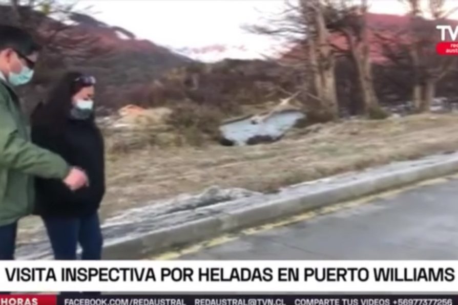 [VIDEO] TVN Red Austral – Inspección a rutas tras días de heladas en Isla Navarino