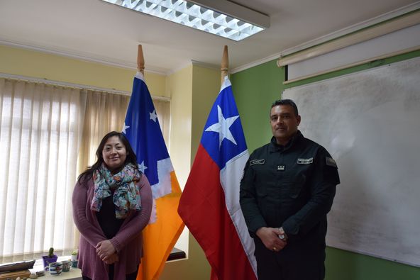 Director Regional de Gendarmería realiza saludo protocolar a Delegada Presidencial Provincial