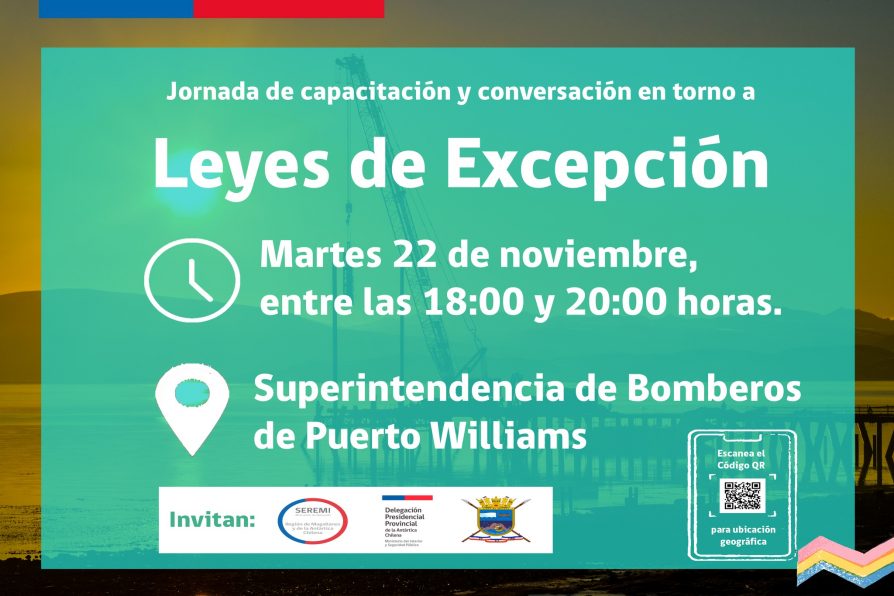 [AFICHE] Jornada de capacitación y conversatorio sobre Leyes de Excepción