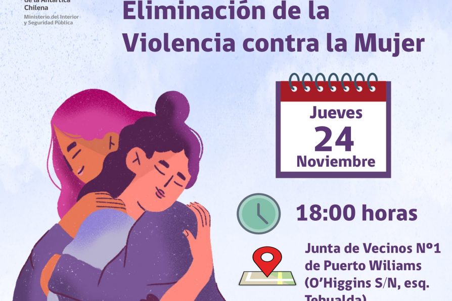 [AFICHE] Actividad conmemorativa por Día Internacional de la Eliminación de la Violencia contra la Mujer