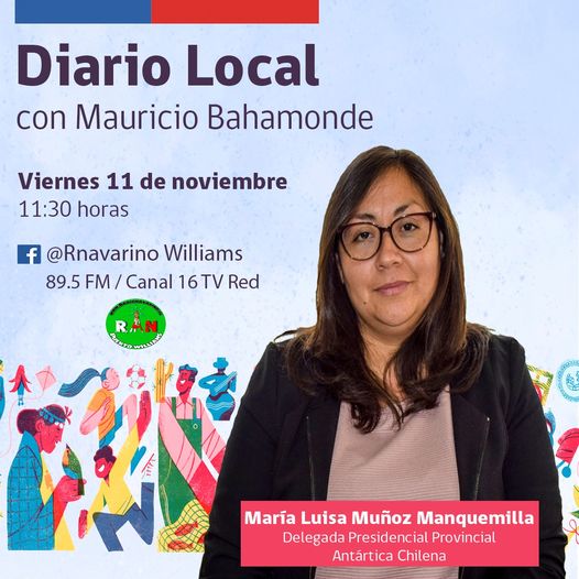 [ENTREVISTA] Delegada María Luisa Muñoz concede entrevista a programa “Diario Local” de Radio Navarino