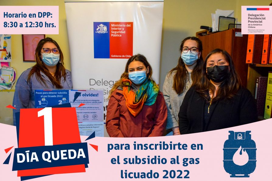 [AFICHES] Cuenta regresiva para inscripción en el subsidio al gas licuado 2022