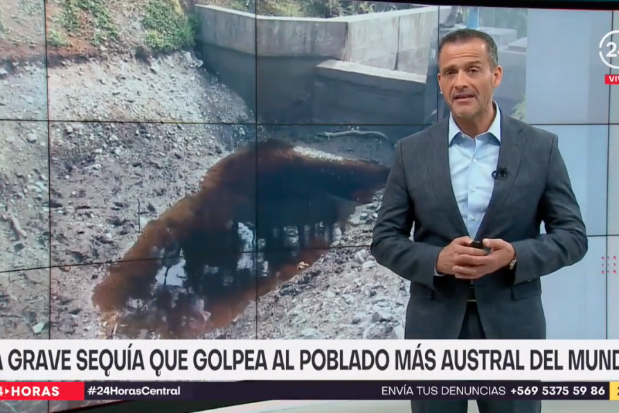 [VIDEO – 24 Horas Central] Escasez hídrica en Puerto Toro