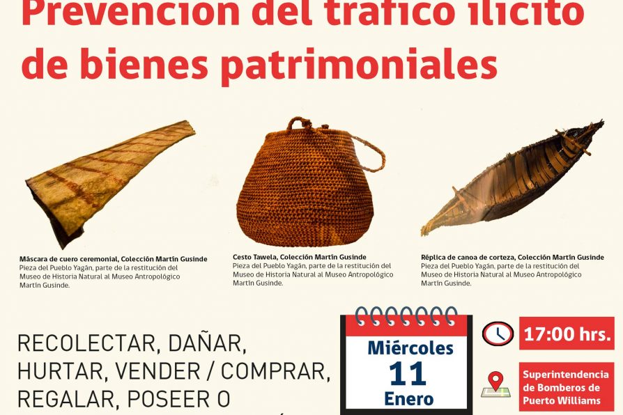 [AFICHE] Encuentro ciudadano: Prevención del tráfico ilícito de bienes patrimoniales