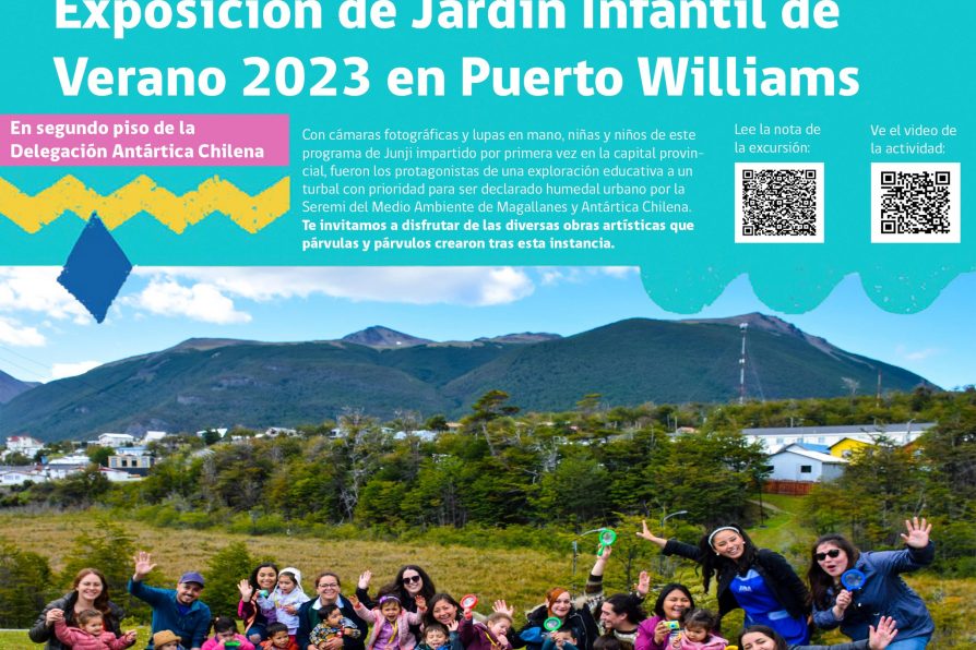 [AFICHE] Exposición de Jardín Infantil de Verano 2023 en Puerto Williams
