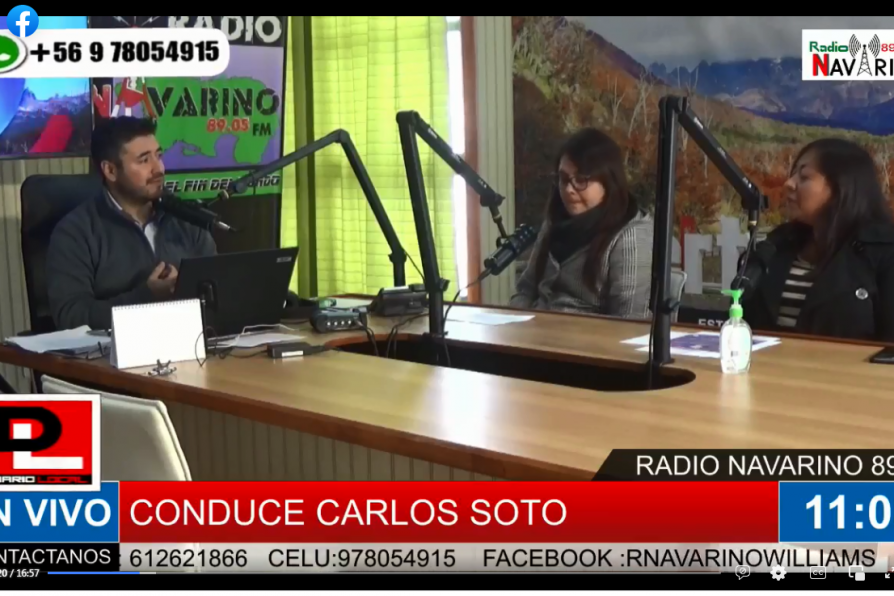Delegada Maria Luisa Muñoz Manquemilla en el Programa “Radio Local” de radio Navarino