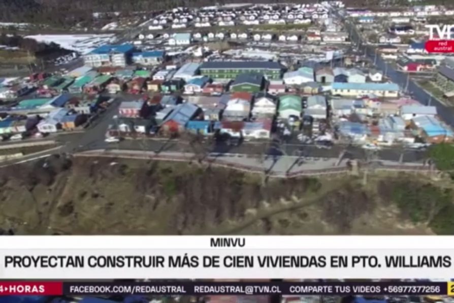 [VIDEO – TVN Red Austral] Destacan avances en soluciones habitacionales para comunidad de Puerto Williams