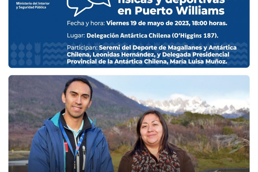 [AFICHE] Diálogo participativo sobre actividades deportivas y físicas en Puerto Williams