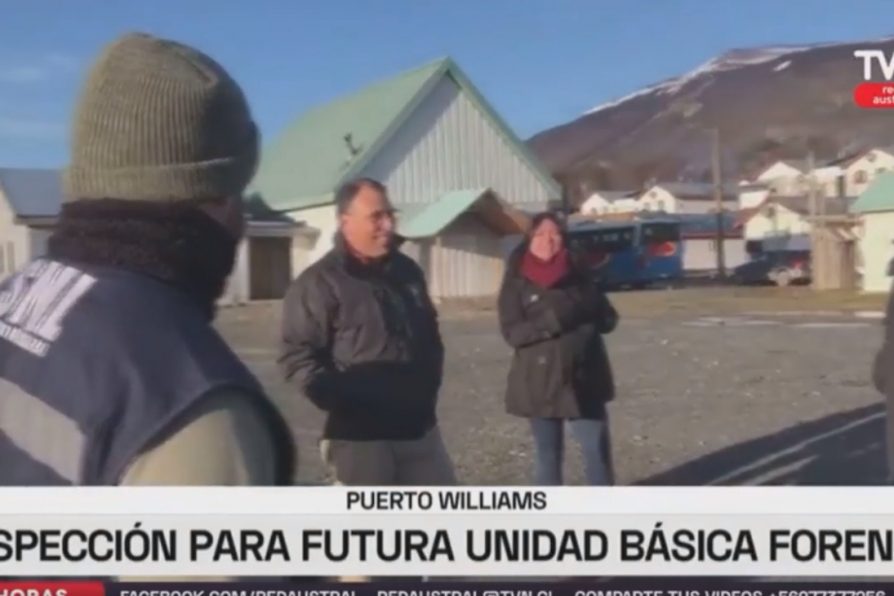 [Video – TVN Red Austral] Inspeccionan posibles terrenos para emplazamiento de unidad básica forense en Puerto Williams