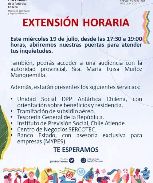 [AFICHE] Jornada de extensión horaria en DPP Antártica Chilena