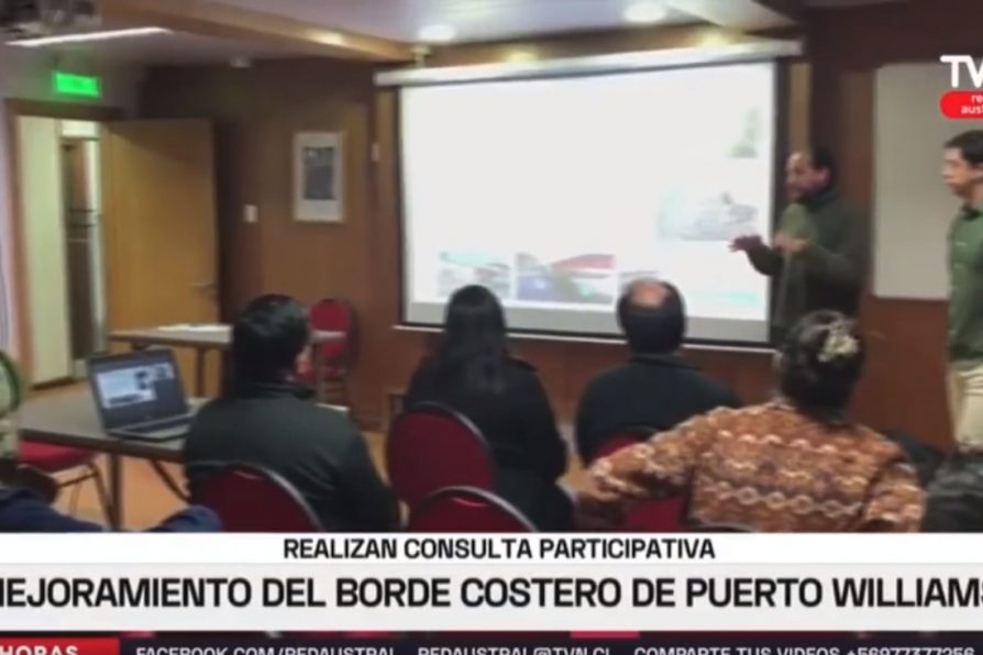 [VIDEO – TVN Red Austral] Consulta sobre proyecto de borde costero de Puerto Williams