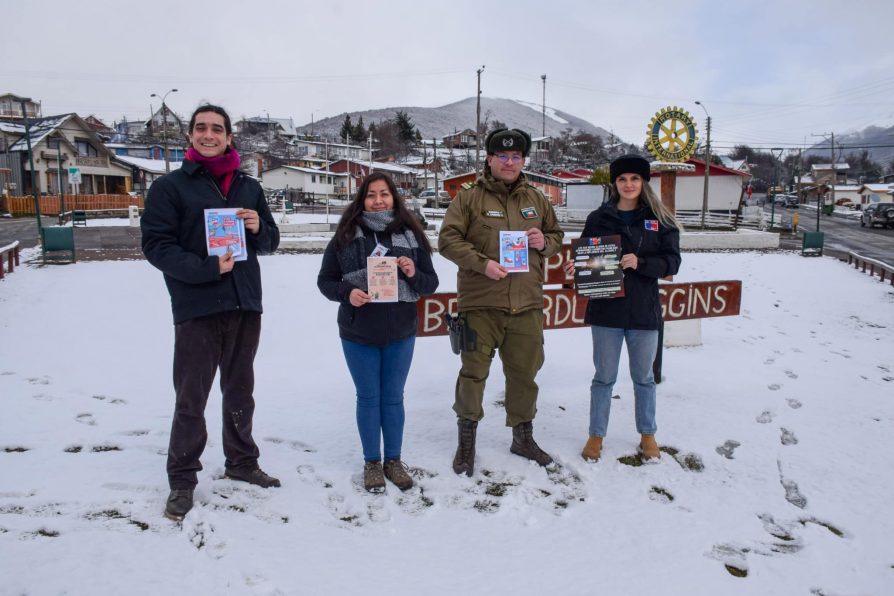 Refuerzan información preventiva para estas Fiestas Patrias en Puerto Williams