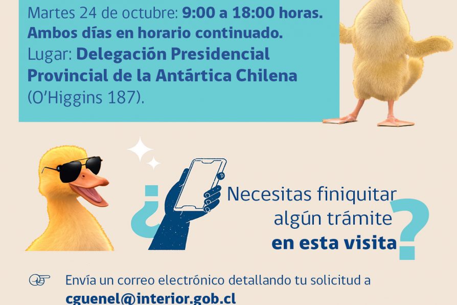 [AFICHE] Próxima atención de Banco Estado en DPP Antártica Chilena