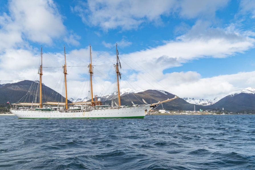 Este sábado: Invitan a la comunidad de Puerto Williams a visitar el Buque Escuela “Esmeralda”