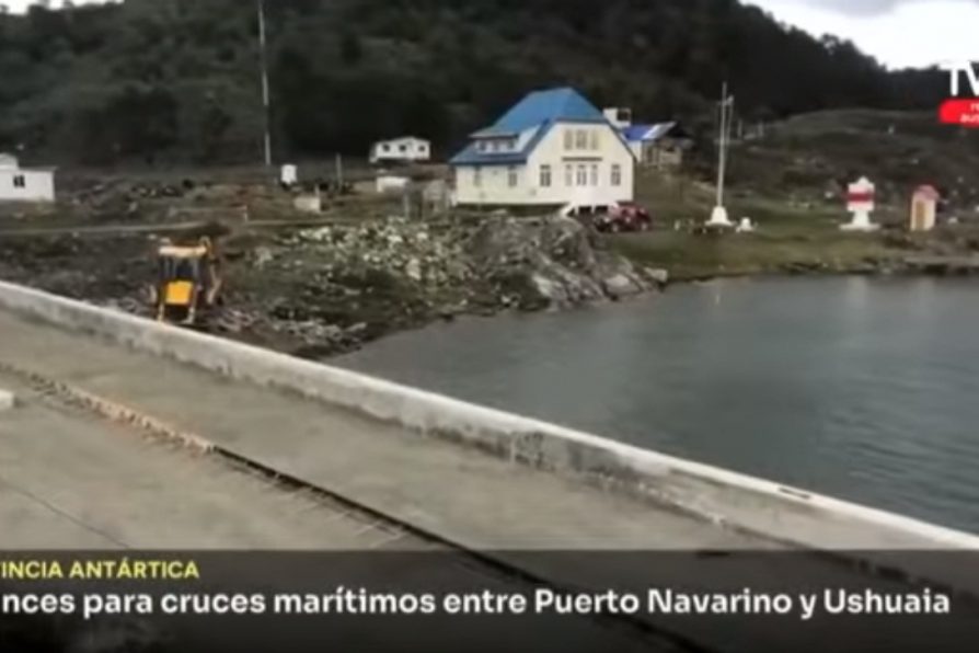 [VIDEO – TVN Red Austral] Avanzan gestiones para el retorno de los cruces marítimos entre Puerto Navarino y Ushuaia