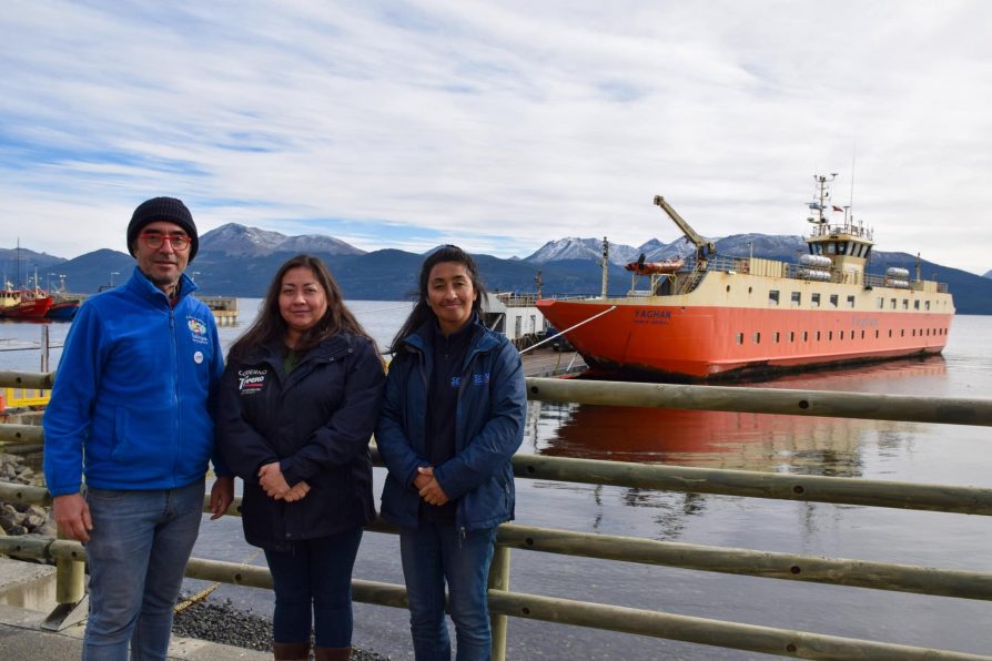 Con participación de Delegada Muñoz: Seremitt y Sernac navegaron en el ferry para fiscalizar servicio de conectividad marítima Punta Arenas-Puerto Williams