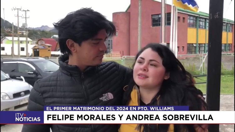 [VIDEO – ITV Patagonia] Primer matrimonio civil de 2024 celebrado en Puerto Williams
