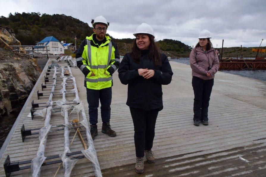 Delegada María Luisa Muñoz destaca reciente autorización para uso de rampa en Puerto Navarino