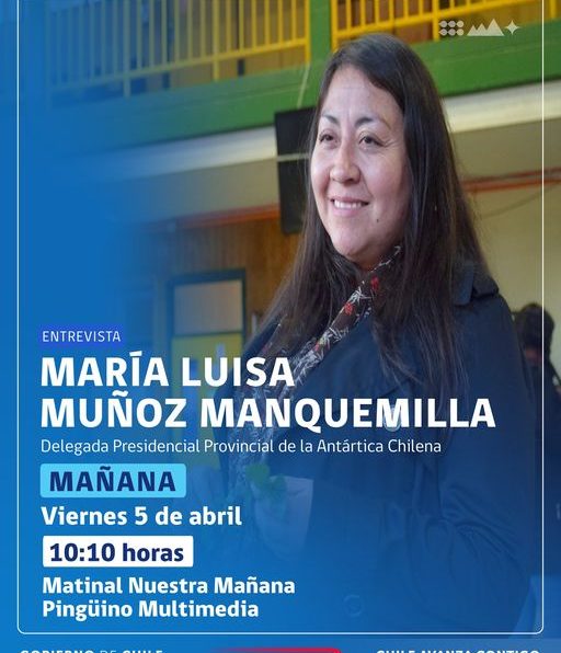 [ENTREVISTA] Delegada María Luisa Muñoz concede entrevista a matinal “Nuestra Mañana” de Pingüino Multimedia