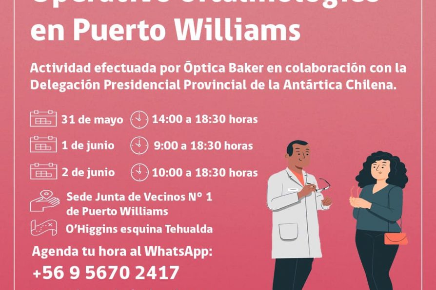 [AFICHE] Operativo oftalmológico en Puerto Williams