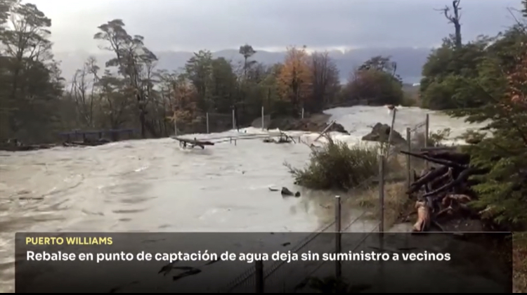 [VIDEOS] Noticieros de TV regionales cubrieron la emergencia por corte en el suministro de agua potable en Puerto Williams