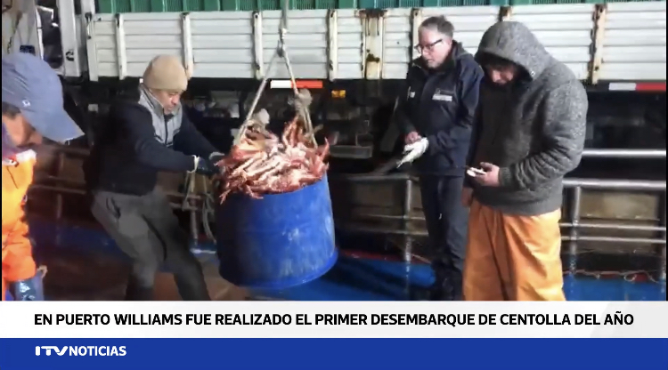 [VIDEO – ITV Patagonia] Fiscalización de primer desembarque de centolla de la temporada en Puerto Williams