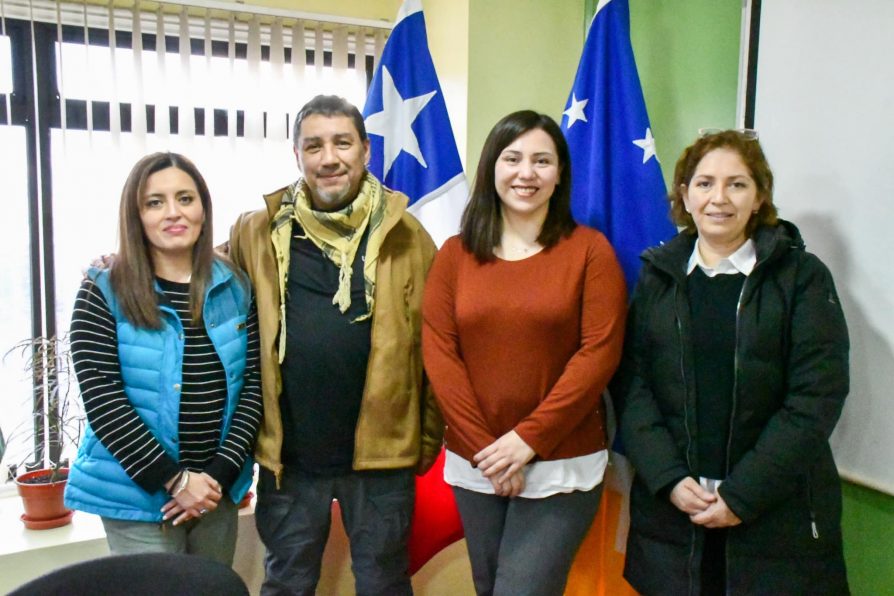 Delegada Calisto y jefe de Conadi abordan temáticas relativas a pueblos originarios en la Provincia Antártica Chilena