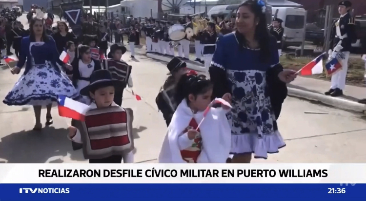 [VIDEO – ITV Patagonia] Desfile cívico-militar en Puerto Williams