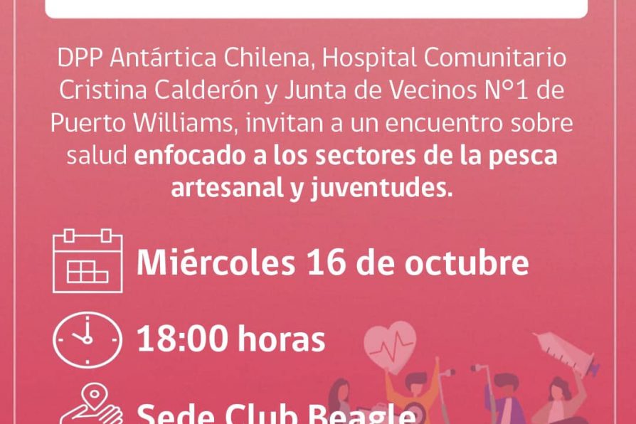 [AFICHE] Invitación a participar en Mesa de Salud de Puerto Williams