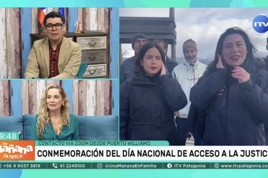 [VIDEO – ITV Patagonia] Despliegue de sector Justicia y DD.HH: Enlace con matinal de ITV Patagonia