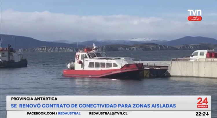 [VIDEO – TVN Red Austral] Servicio subsidiado de transporte marítimo para zonas aisladas de la Provincia Antártica Chilena