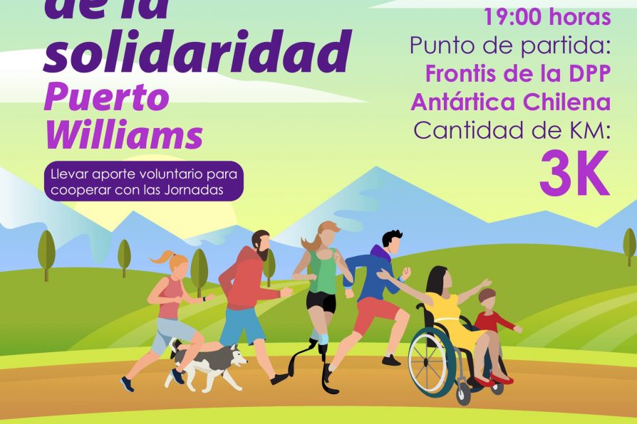 [AFICHE] Corrida solidaria por las Jornadas en Puerto Williams
