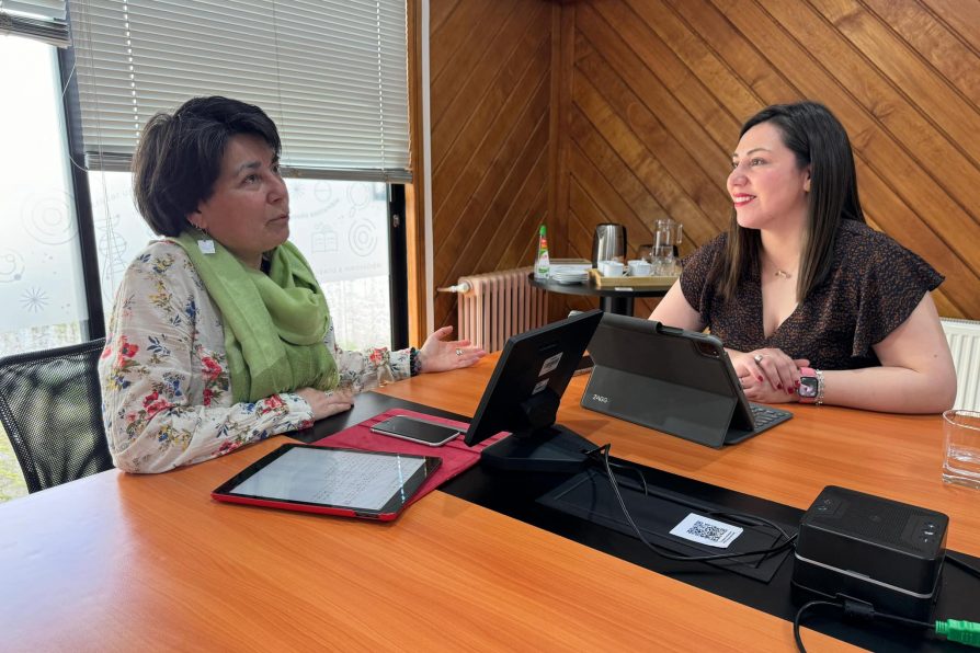 Delegada Constanza Calisto se reúne con la seremi de Ciencia de la Macrozona Austral en Punta Arenas