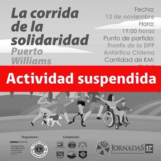 [AFICHE] Suspensión de corrida solidaria por las Jornadas por duelos oficial y comunal