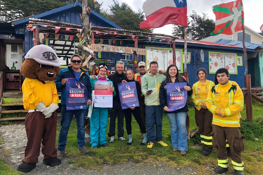 Refuerzan mensajes preventivos e informativos para esta temporada estival en Puerto Williams