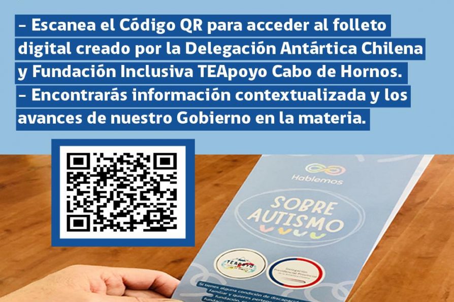 [AFICHE] Difusión de folleto digital sobre autismo creado conjuntamente por Delegación y Fundación TEApoyo