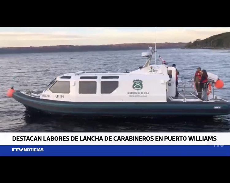 [VIDEO – ITV Patagonia] Operativos de nueva lancha de Carabineros de Puerto Williams