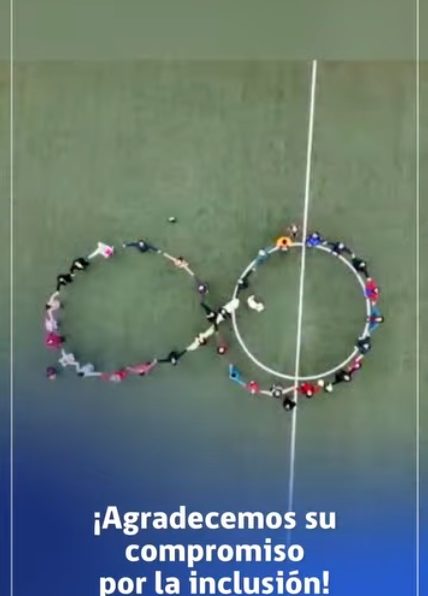 [VIDEO] Culminación del Mes del Autismo con símbolo humano del infinito en Puerto Williams