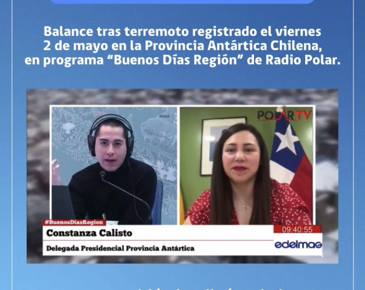 [VIDEO] Delegada Constanza Calisto entrega balance post-terremoto en programa “Buenos Días Región” de Radio Polar