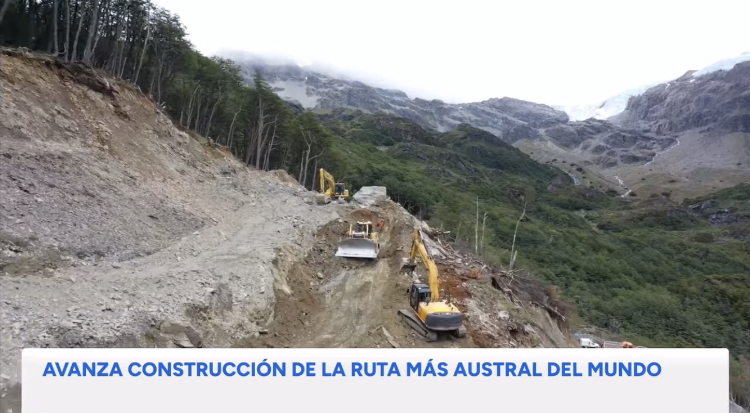 [VIDEO – TVN Red Austral] Avances en frente sur de la ruta Vicuña – Yendegaia