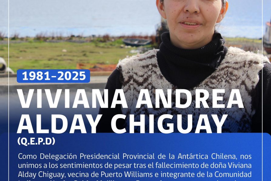 [AFICHE] Pésame por fallecimiento de Viviana Alday Chiguay