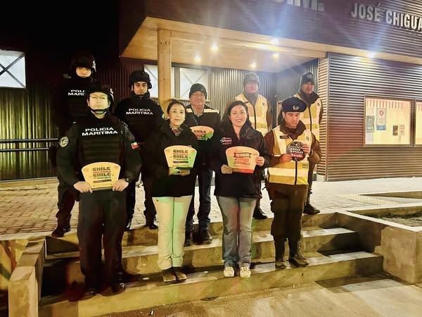 Autoridades destacan comportamiento responsable de la comunidad y bajas incivilidades durante Fiestas Patrias en Puerto Williams