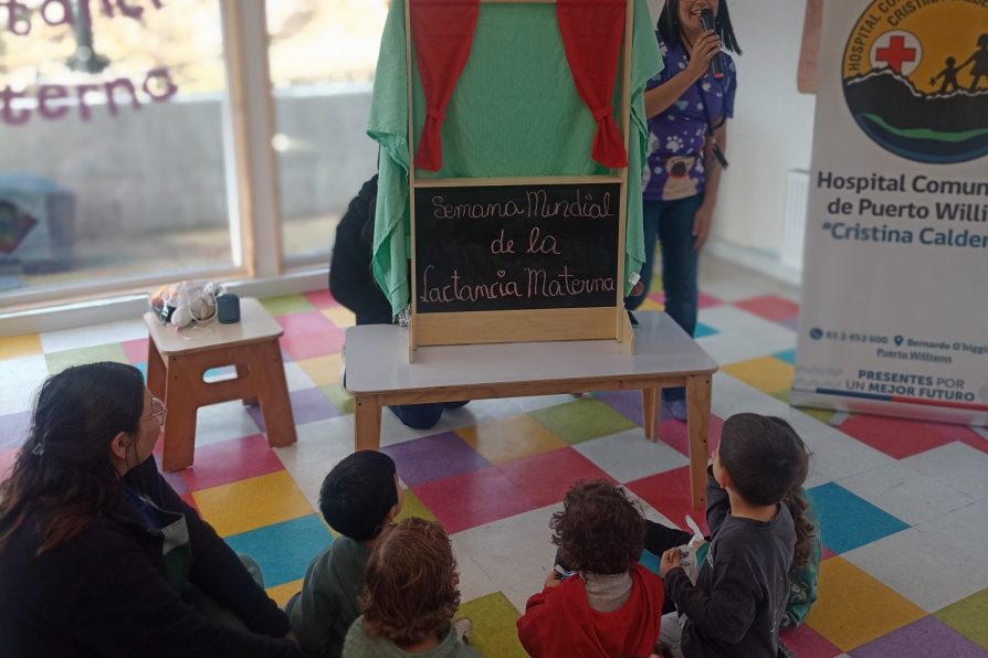Celebran Semana Mundial de la Lactancia Materna en Puerto Williams