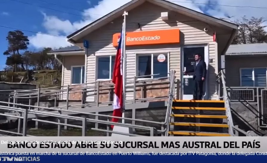 [VIDEO – ITV Patagonia] Inicio marcha blance de sucursal de BancoEstado en Puerto Williams