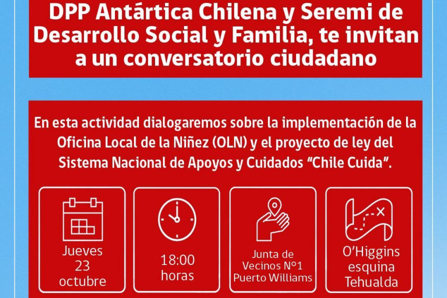 [AFICHE] Invitación a conversatorio ciudadano sobre OLN y “Chile Cuida”